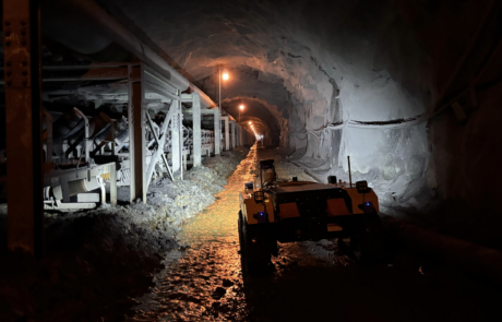 Underground Mining Inspection System - Autonomy, remote operation
